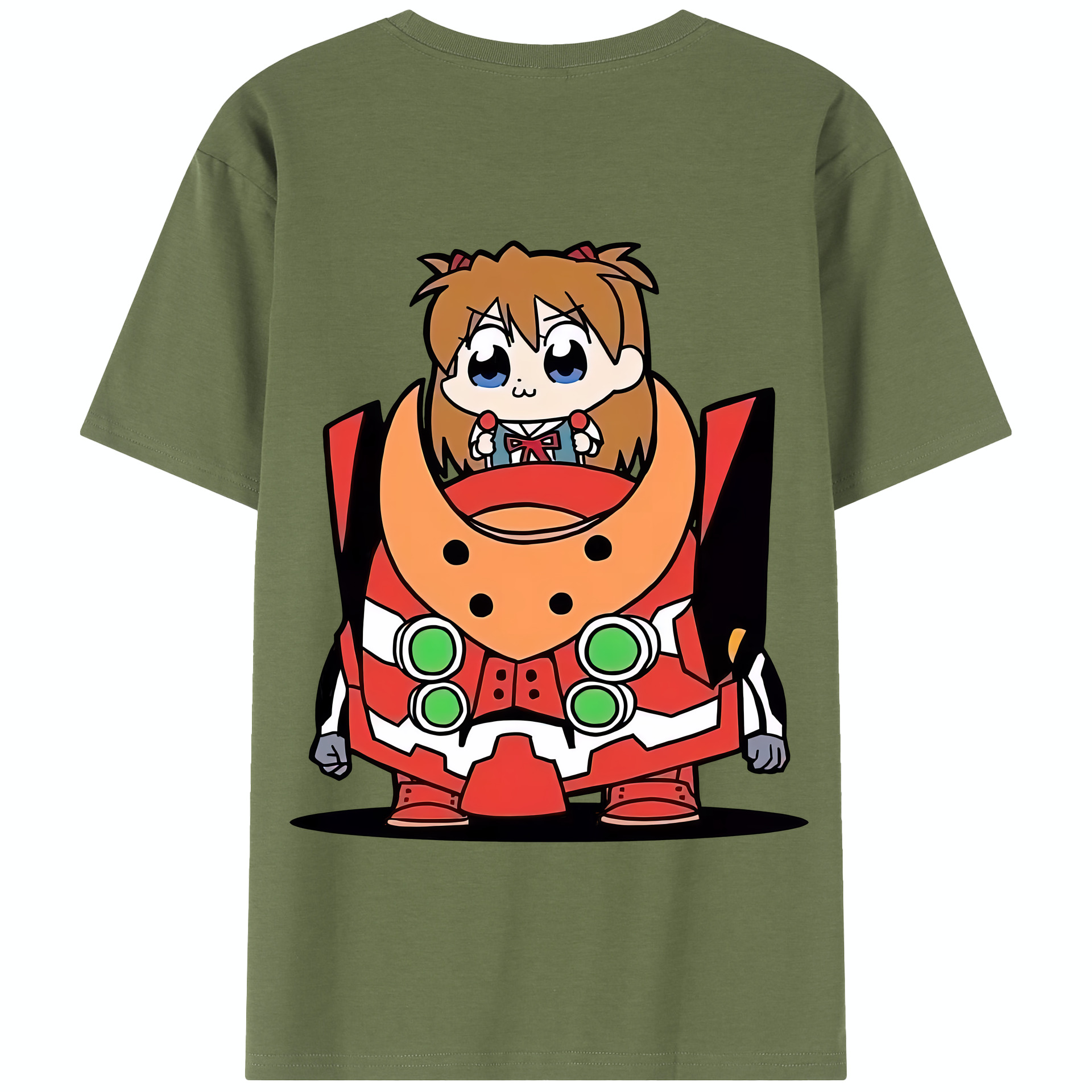 （画像用） EVA 新世紀エヴァンゲリオン 綿100％半袖Tシャツ（背面プリント）